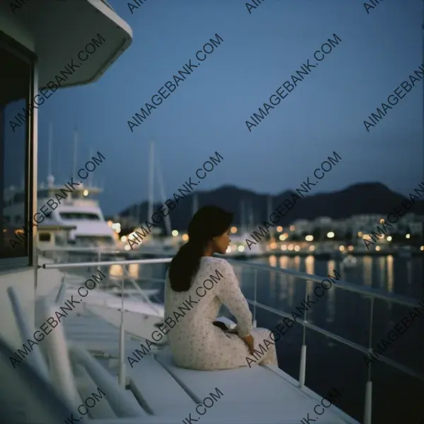 Unveiling beauty: Candid shot portraying a traditional wife in detail