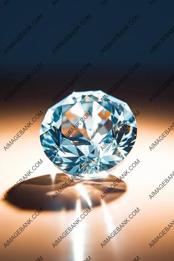 Macro photography of a stunning 45-carat diamond