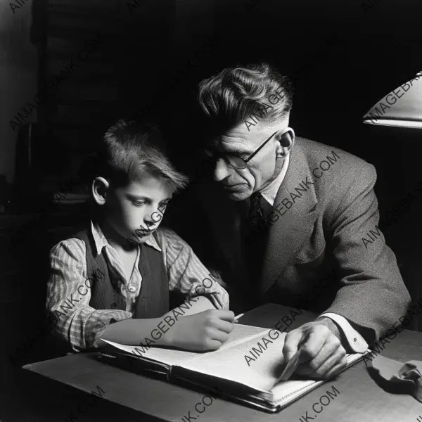 1930s portrait of Samuel Beckett as a lecturer