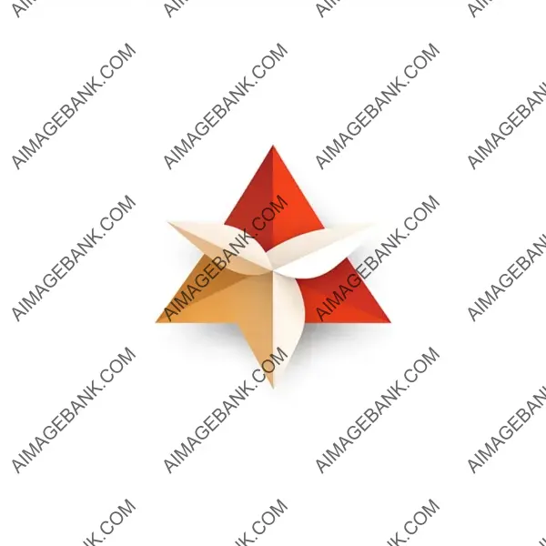 Origami-inspired 2D logo celebrating the artistry.