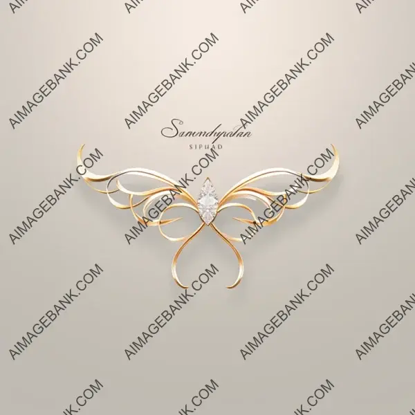 Opulent logo design perfect for high-end jewelry brands.