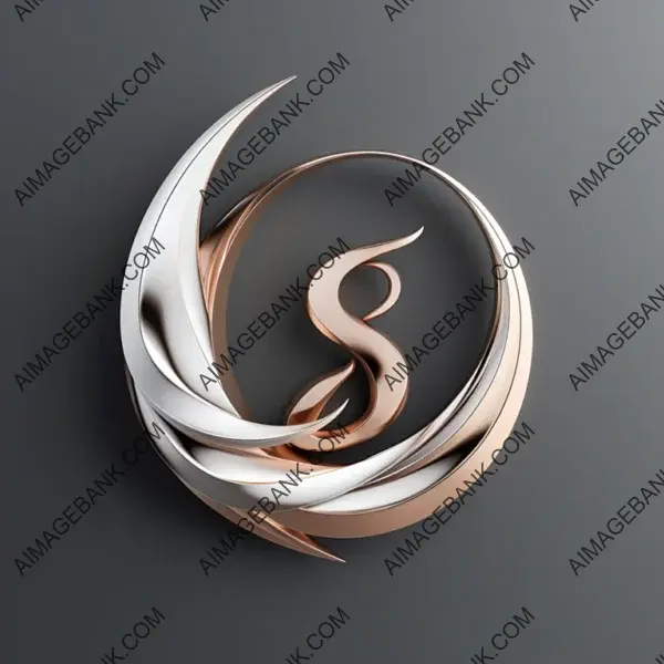 Opulent 3D logo design reflecting high-end jewelry elegance.