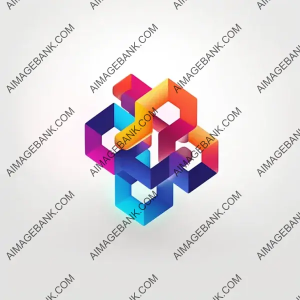 Artistic logo design capturing the synergy of creativity and technology.