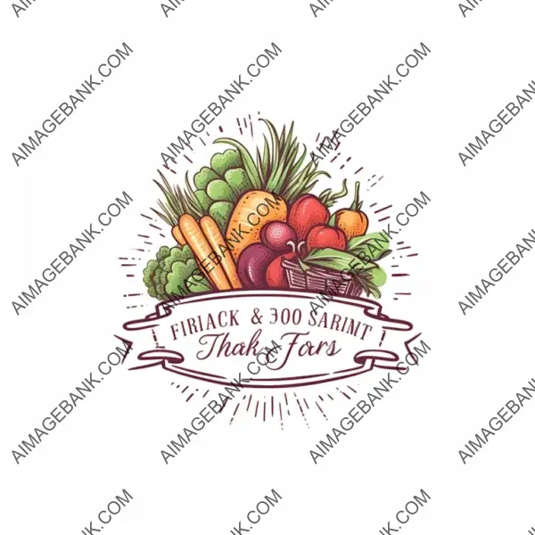 Playful logo capturing the vibrant and organic nature of local farmers markets.