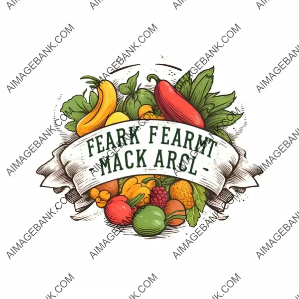 Rustic logo design for a local farmers market, evoking a sense of tradition and quality.