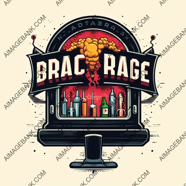 Immerse in the vintage arcade spirit with a logo that captivates.