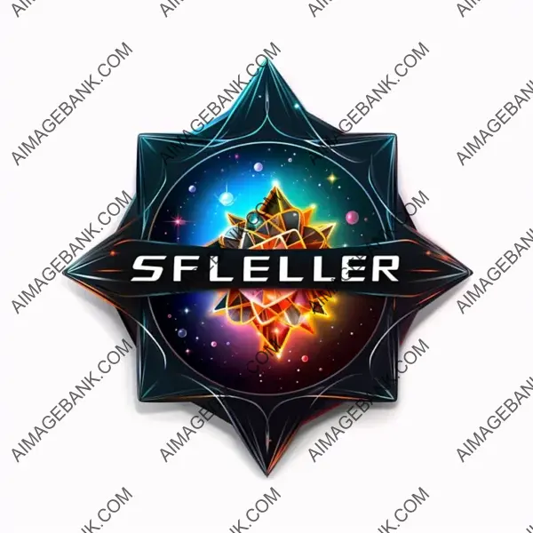 Craft a logo for Stellar Frontier that embodies the wonder of space exploration.