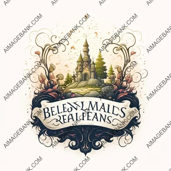 Create a logo that captures the essence of enchanted realms and magical adventures.