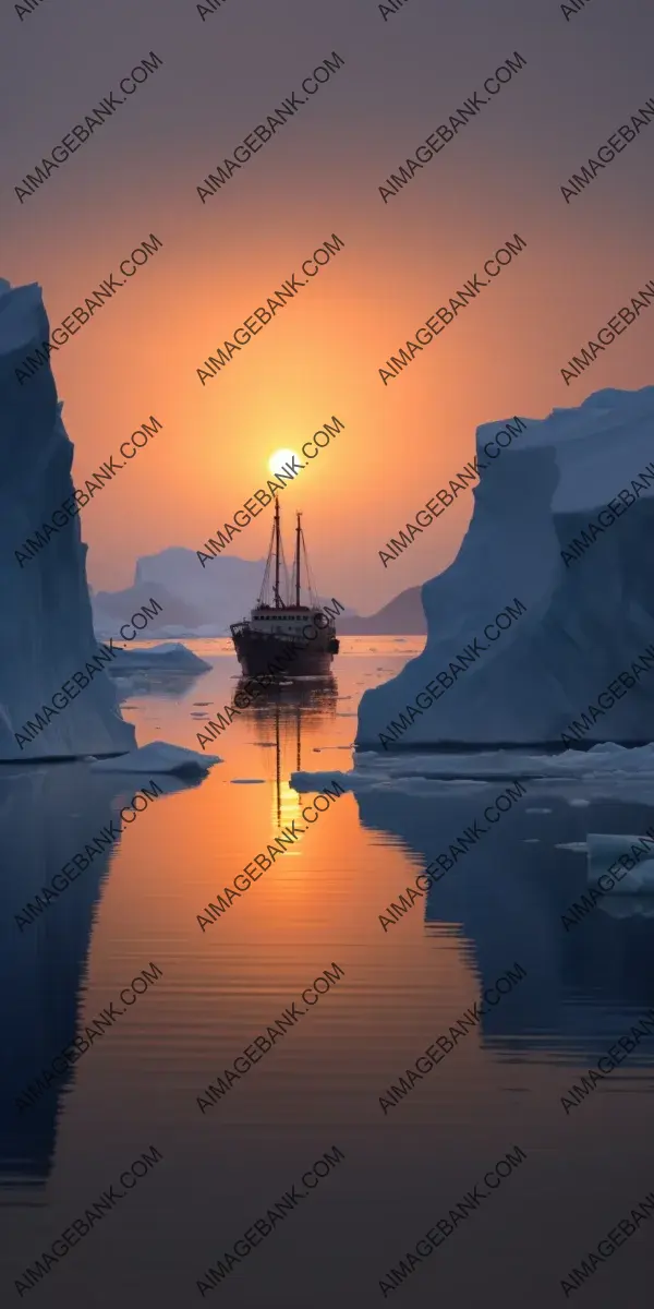 Icy Splendor: Light Shining on Greenland&#8217;s Frozen Landscape