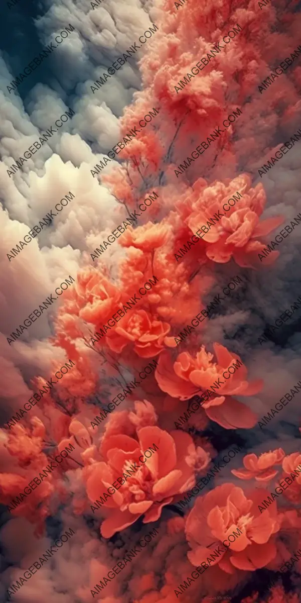 Up close and imaginative: Captivating shots of blooming red clouds