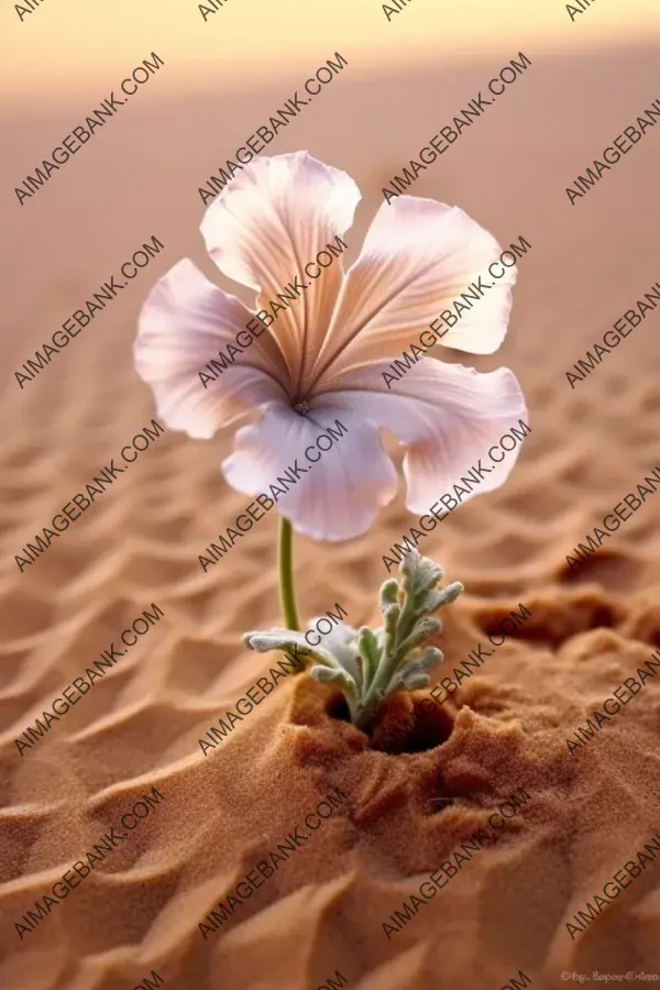 The enchanting allure of an extraordinarily beautiful sand flower