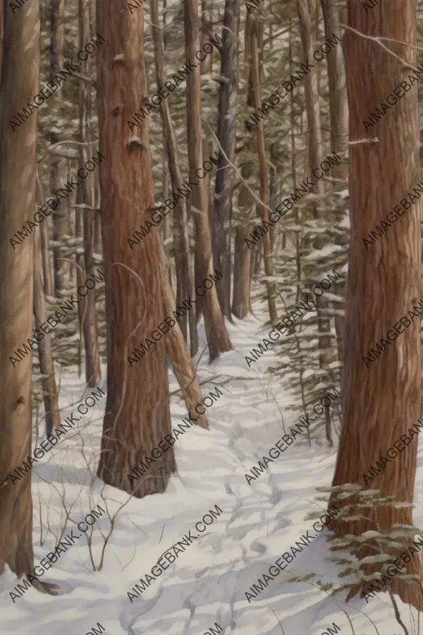Winter Watercolor Landscape Painting Journey