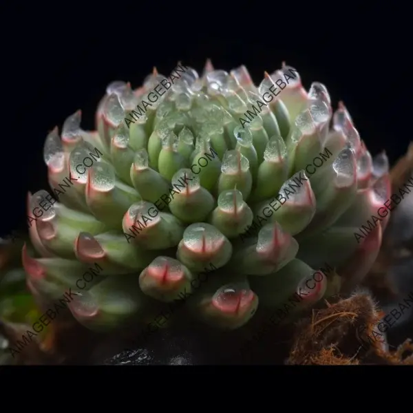 Ethereal Allure of Haworthia Cooperi Truncata in Artistic Style