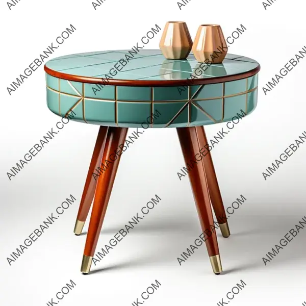 Modern side table: sophistication in design.