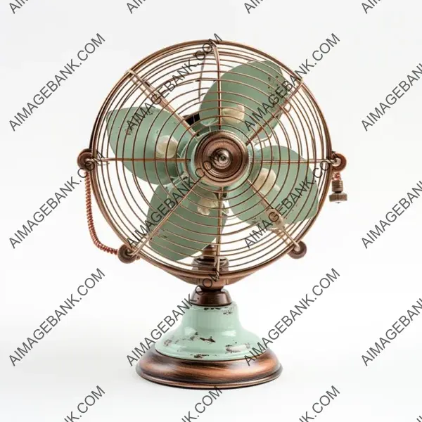 Cooling Nostalgia: Desk Fan&#8217;s Breezy Charm.