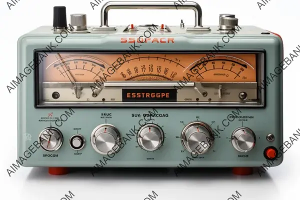 Radio captures vintage allure, distant sounds.