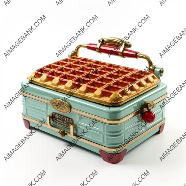 Waffle maker: Joyful breakfast, anticipatory aromas, culinary delight.