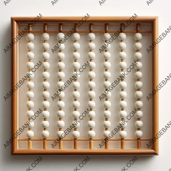 A close-up photo of a pristine abacus.