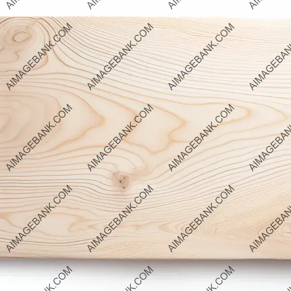 Bird&#8217;s-eye shot capturing the design of a polished piece of ash wood against a white background.