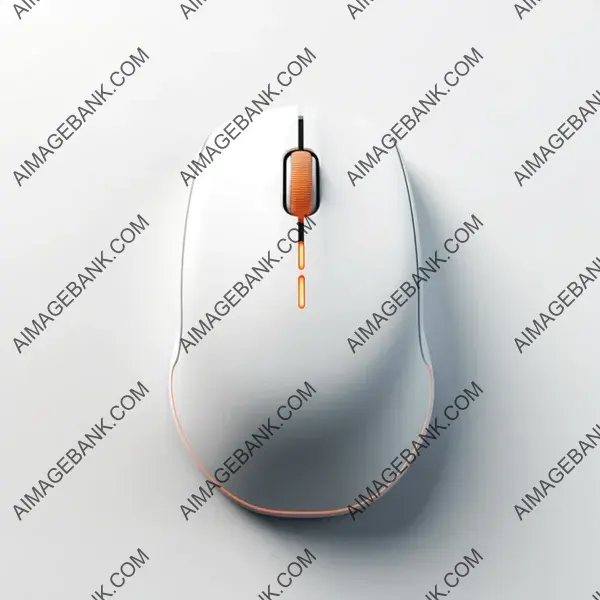 Generate a high-quality image showcasing a computer mouse.