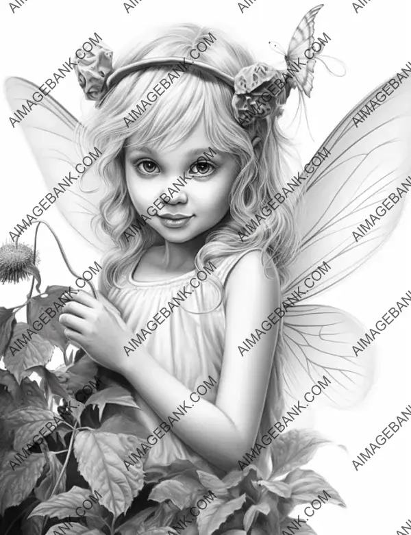 Pencil illustration capturing the adorability and innocence of a young one.