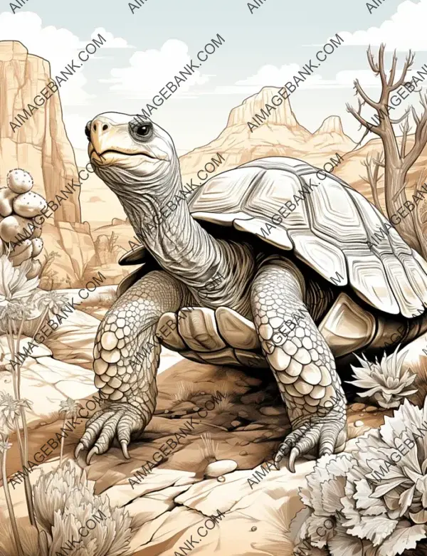 Immerse yourself in the world of desert wildlife through coloring.