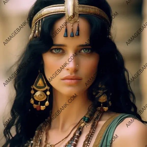Green as Cleopatra: Resembling the Iconic Queen in Face, Eyes, and Nose