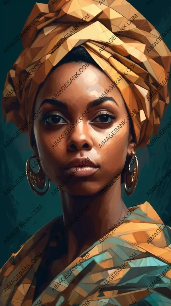 Captivating Portrayal of African Woman