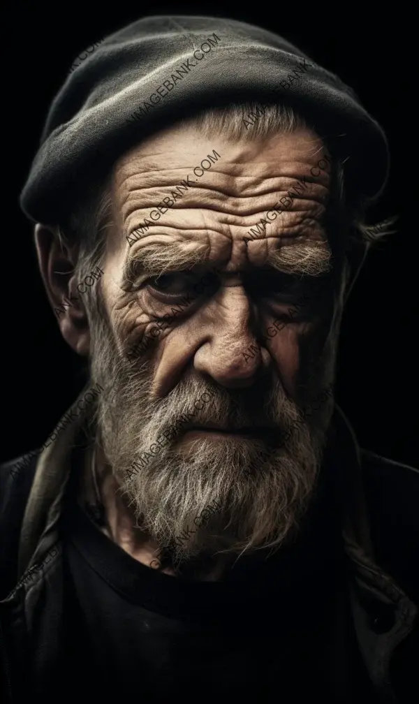 Ultra-detailed Moody Portrait of an Old Man