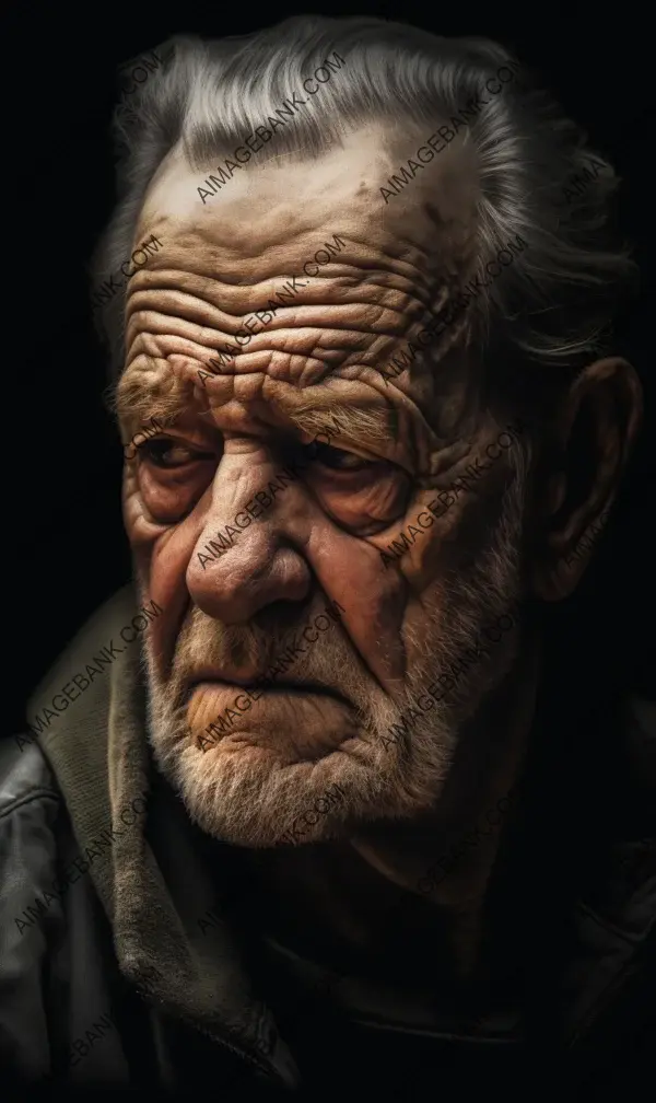 Highly Realistic Portrait of an Old Man