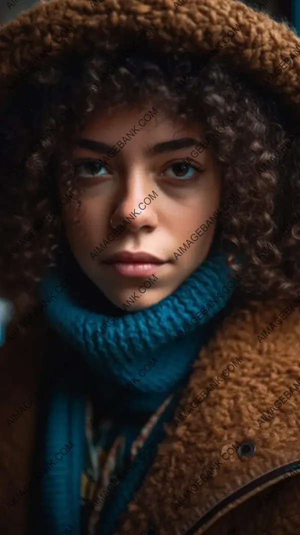 Brazilian woman posing stylish elegance