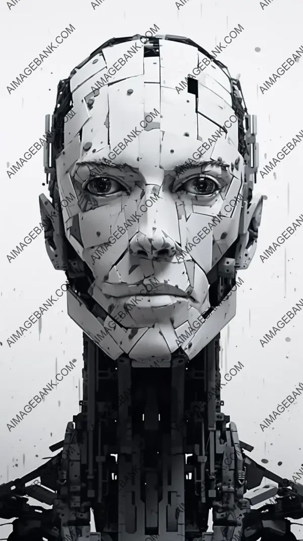 Analysing Action Painting Portraits by Asphodel Robotics