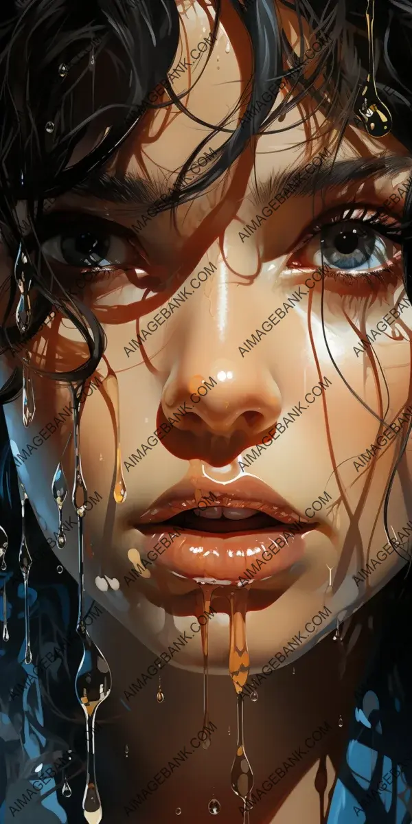 Tears Revealed: Captivating Digital Illustrations