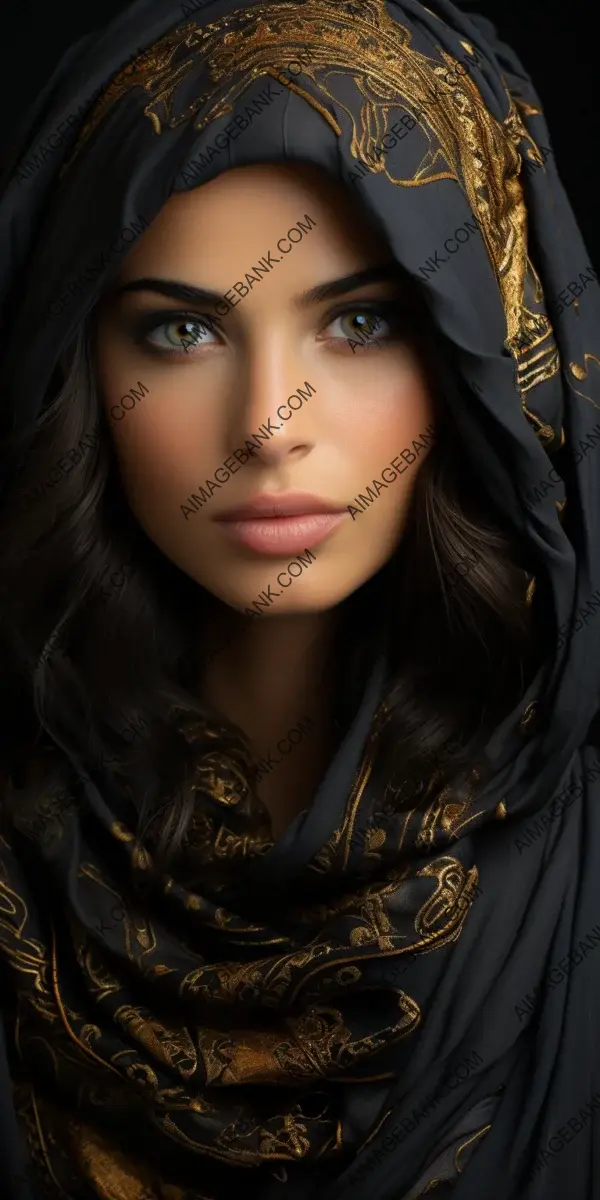 Minimalistic Beauty: Portraits with Perfect Arabian Makeup