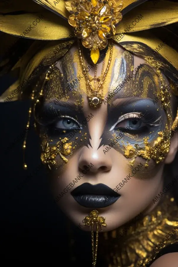 Dive into Beauty with Artistic Makeup Capture