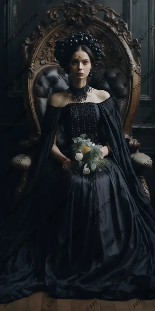 Death&#8217;s black wedding gown for the queen