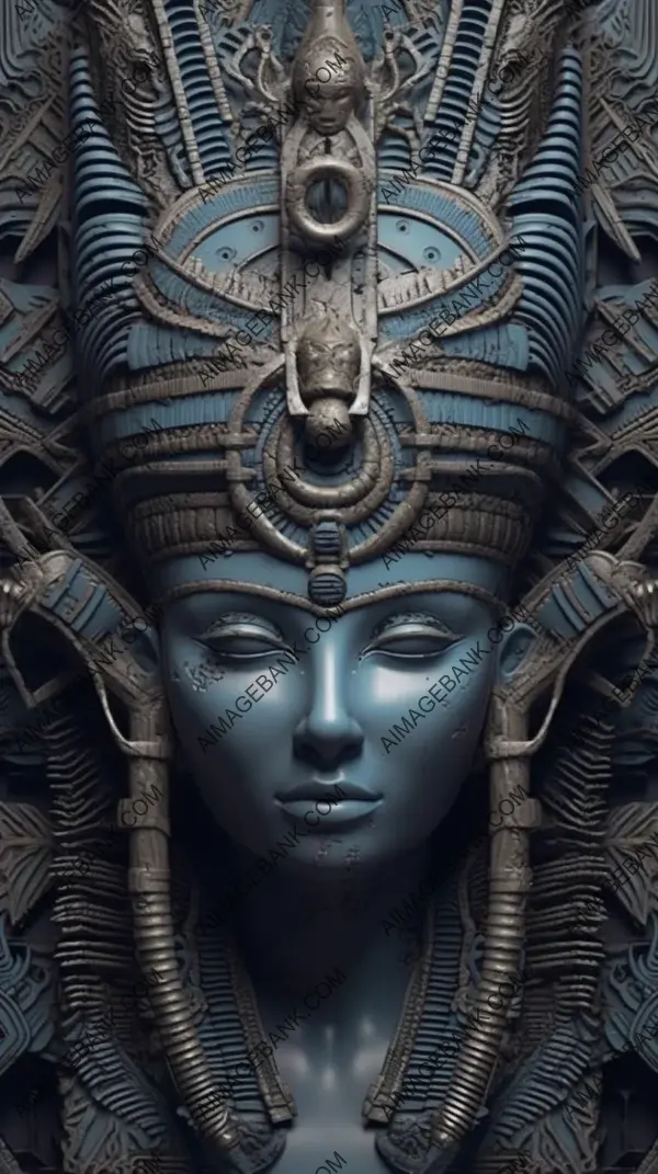 Artistic homage: Beautifully illustrated ancient Egyptian design