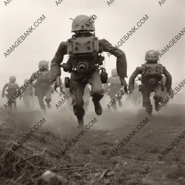 World War II: Mechanical Soldiers Striding across the Battlefront