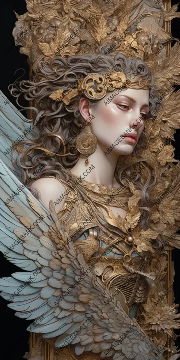 Ethereal Beauty: Angel Wings in Digital Art