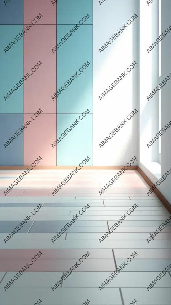 Minimalist ceramic tile concept: Pale colors and sleek design