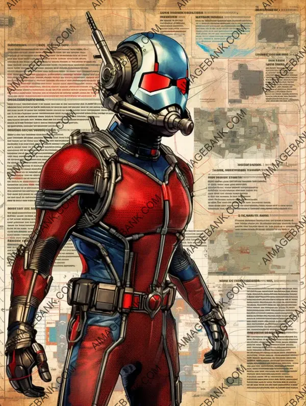 Supersonic Ant-Man Infographic: Realistic Styled