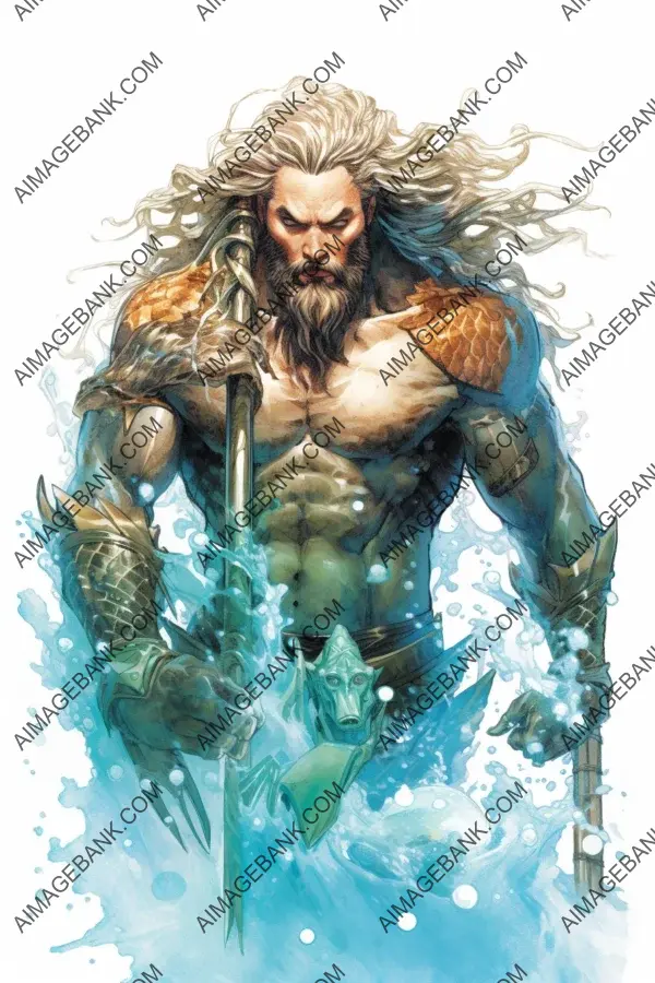 Whimsical New School Aquaman Tattoos