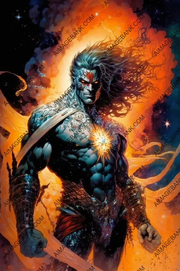 Epic Cosmic Superhero Illustrations by Marc Silvestri