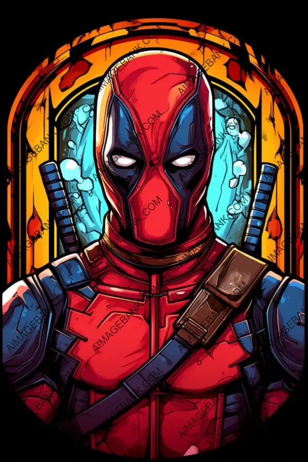 Colorful Deadpool Tattoo Designs by Brando Chiesa