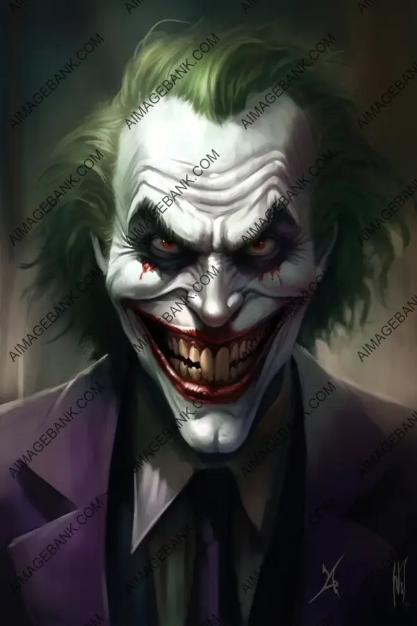 Colorful Joker Art Paintings by Aleksi Briclo