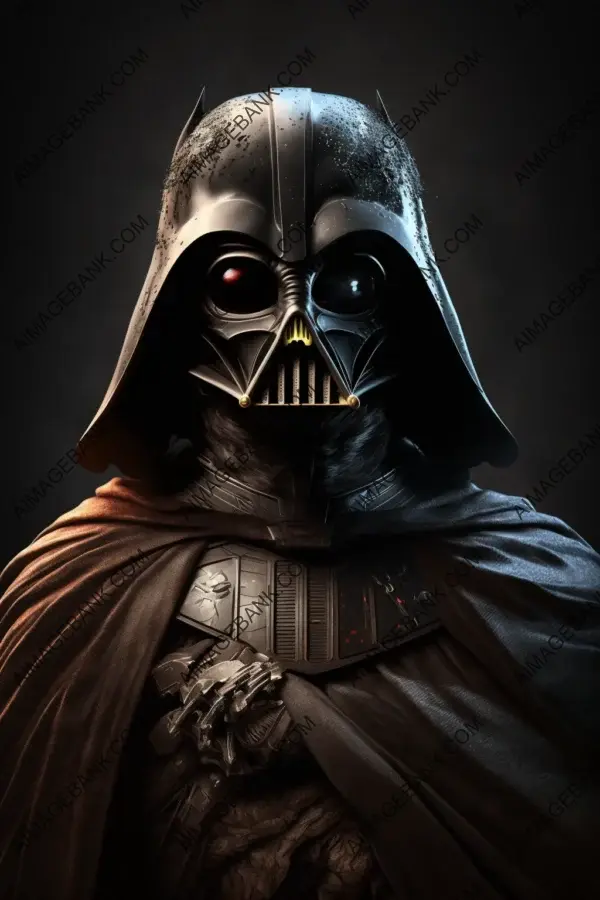 8K High-Resolution: Darth Vader Transformed into an Owl