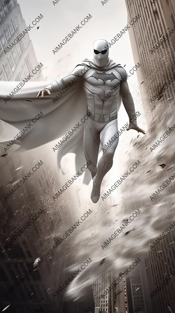 The Phantom Superhero: A Sleek Capture in Photography