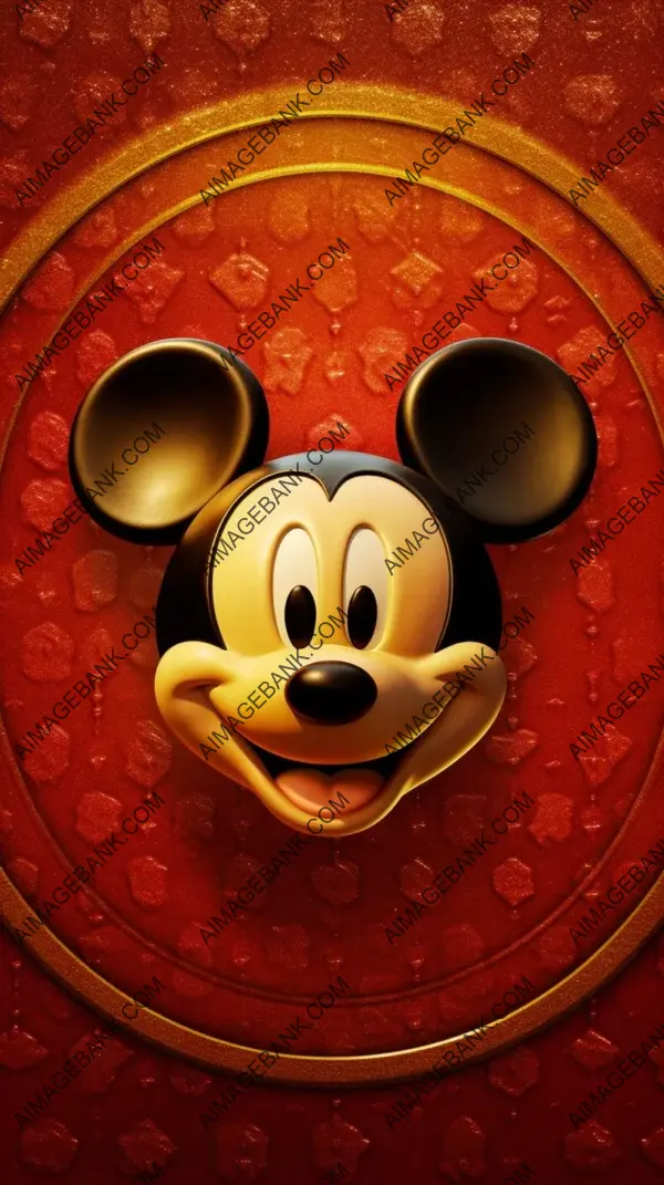 Capturing the Details: Photorealistic Vector Illustration of Mickey Mouse