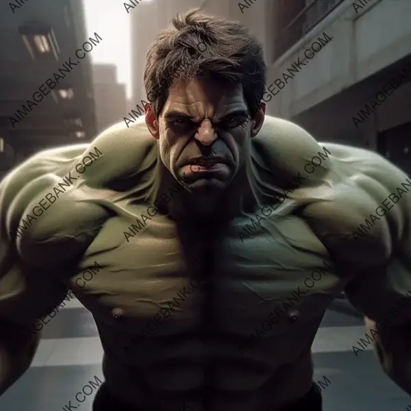 Immerse mighty presence Hulk Marvel