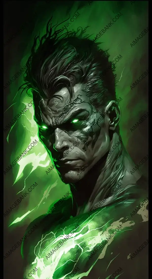 Epic Green Lantern Portraiture